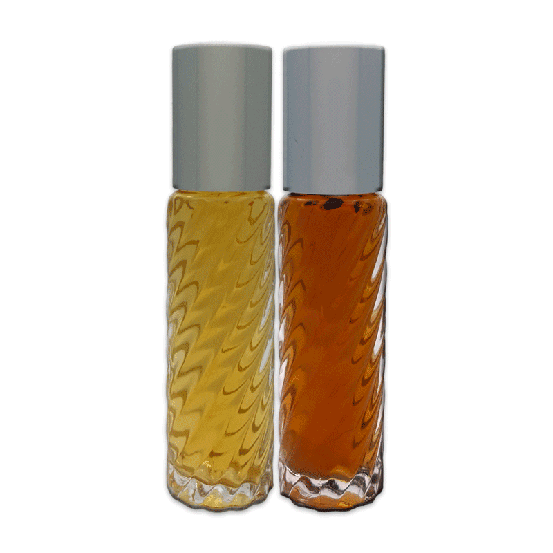 Perfume Roll-on Duo with Gemstone Rollers