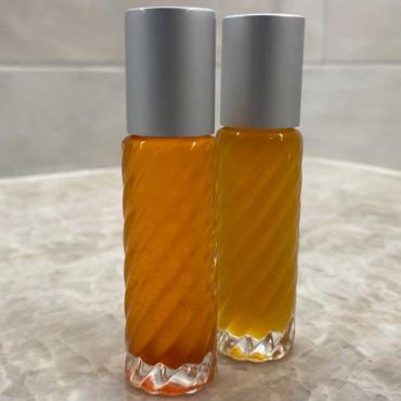 Perfume Roll-on Duo with Gemstone Rollers